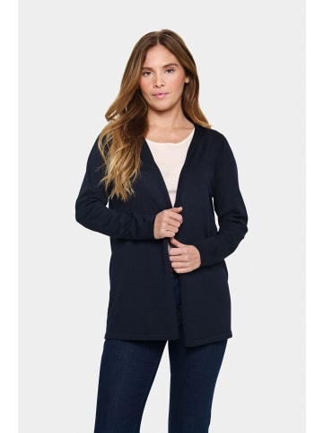 SAINT TROPEZ Strickjacke KilaSZ Gerade Passform in Night Sky