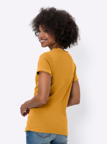 Heine V-Shirt in ocker