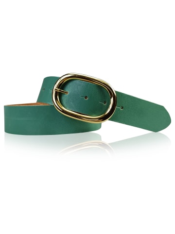 FRONHOFER Ledergürtel in Jade