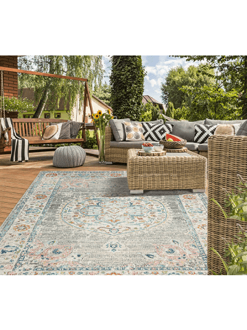 the carpet Moderner In-/Outdoor Teppich A in Grau