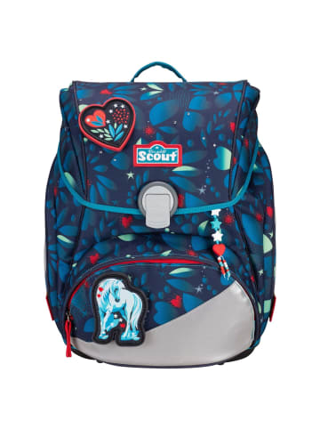 Scout Alpha Exklusiv LED - Schulranzen Set 4tlg. (Planes) in White Unicorn