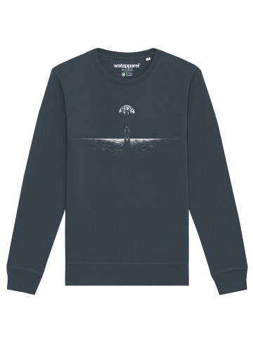 wat? Apparel Sweatshirt Lost in space in India Ink Grey