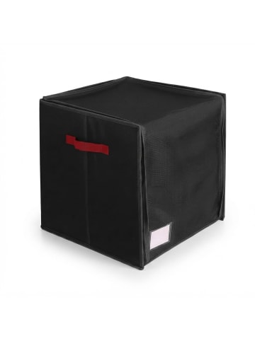 relaxdays Weihnachtskugel-Aufbewahrungsbox in Schwarz - (B)36,5 x (H)40 x (T)36,5 cm