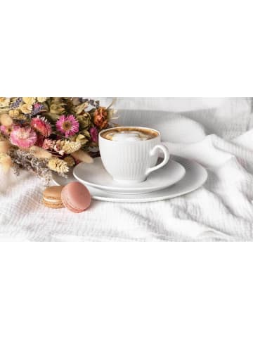 Seltmann Weiden 6er Set Kaffeetassen mit Untertassen Amina 250 ml in Seladon