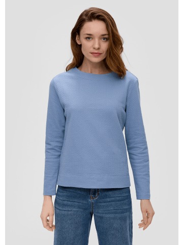 s.Oliver Sweatshirt langarm in Blau