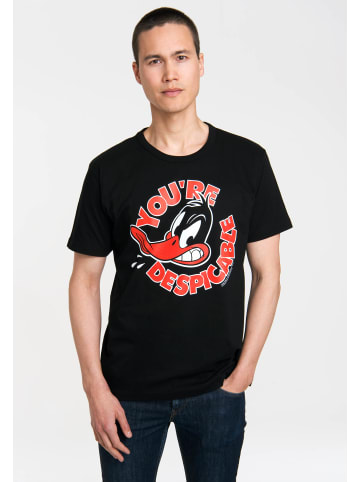 Logoshirt T-Shirt Looney Tunes - Daffy Duck in schwarz