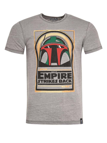 Recovered T-Shirt Star Wars Boba Fett Empire Strikes Back in Hellgrau