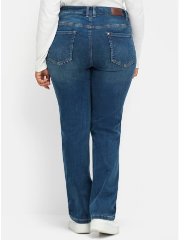 sheego Jeans in dark blue denim