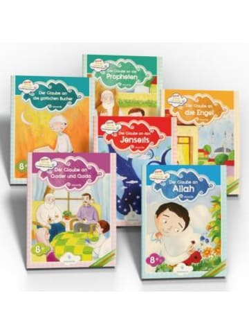 Erol Medien Buch - Ahmet lernt die Islamischen Glaubensgrundsätze 6 Bücher Set, 6