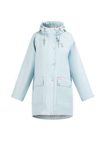 myMo Damen Oversized Regenmantel in Eismint