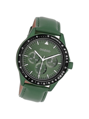 Oozoo Analog-Armbanduhr Oozoo Timepieces grün groß (ca. 45mm)