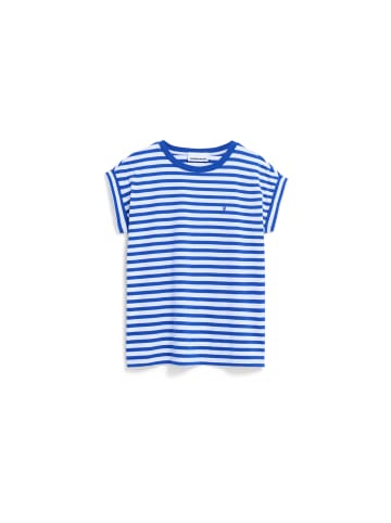 armedangels T-Shirt Idaara in blau weiß