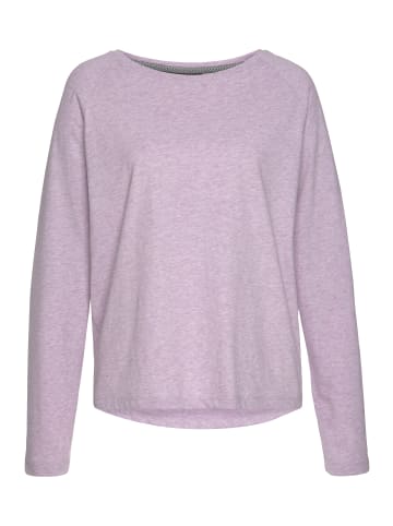 ELBSAND Longsleeve in lila meliert