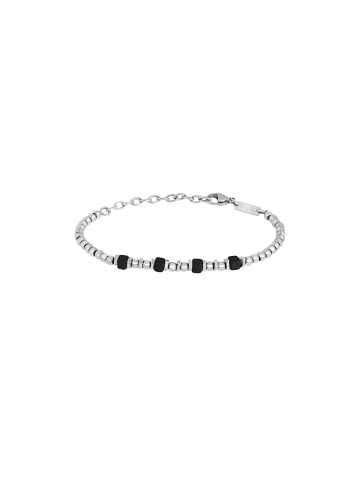 Breil Armband mixology silber, schwarz
