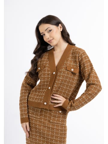 faina Damen Strickjacke in Braun