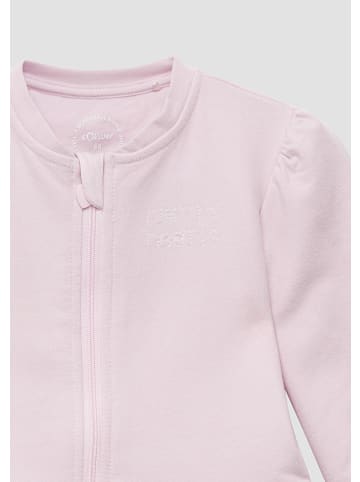 s.Oliver Sweatshirt Jacke in 4101_zartrosa