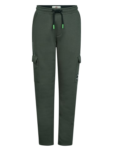 Petrol Industries Fleece Cargo-Jogginghose forgebay in Grau