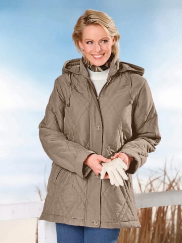 Sieh an! Steppjacke in taupe