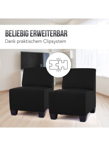 MCW Modular Sofa-System Moncalieri 4-1, Schwarz