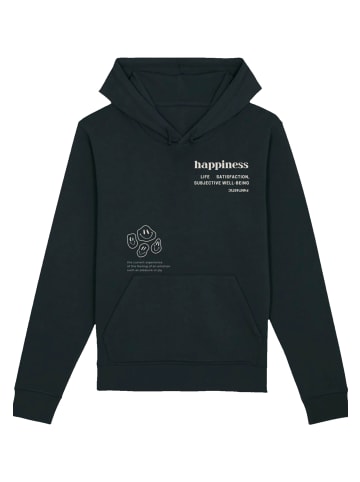 F4NT4STIC Unisex Hoodie happiness in schwarz