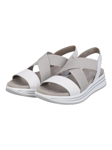 remonte Sandalen in Weiß/Silber