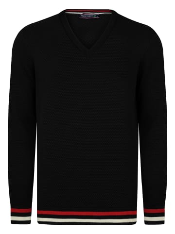 Felix Hardy V-Ausschnitt Pullover in Schwarz