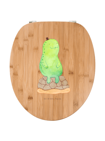 Mr. & Mrs. Panda Toilettendeckel Schildkröte Pause ohne Spruch in Braun