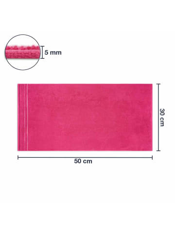 WohnDirect Weiche Gästetücher JASMINA 1 in Pink