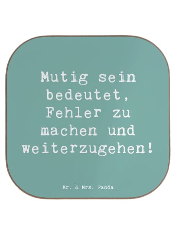 Mr. & Mrs. Panda Untersetzer Tasse Spruch Fehler machen Lernen m... in Meeresbrise