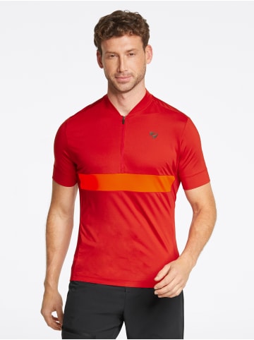 Ziener Fahrradtrikot NARRAN in sunset red