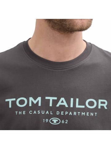 Tom Tailor T-Shirt 1er Pack in Grau