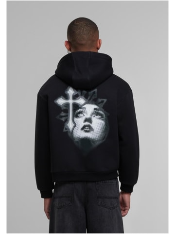 Mister Tee Hoodie "Innocent Face Fluffy Hoody" in Schwarz