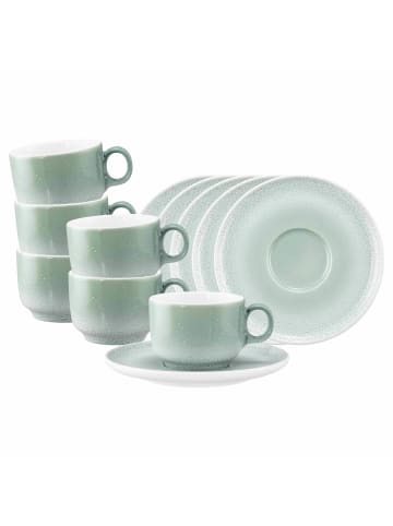 Seltmann Weiden 6er Set Kaffeetassen mit Untertassen Sento Home 210 ml in Aura mint