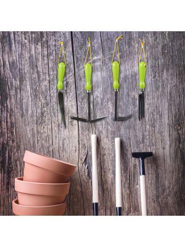 relaxdays Gartenwerkzeug Set 4 teilig in Grün