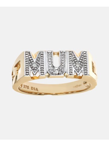Diamant L'éternel Ring aus 375 Gelbgold mit Diamant