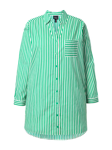 Ulla Popken Hemdbluse in smaragdgrün