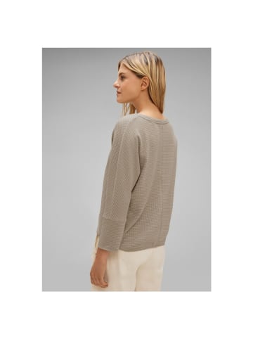 Street One Sweatshirt in spring sand melange