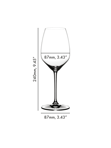 RIEDEL Glas 2er Set Riesling / Sauvignon Blanc Gläser Extreme 490 ml transparent in transparent