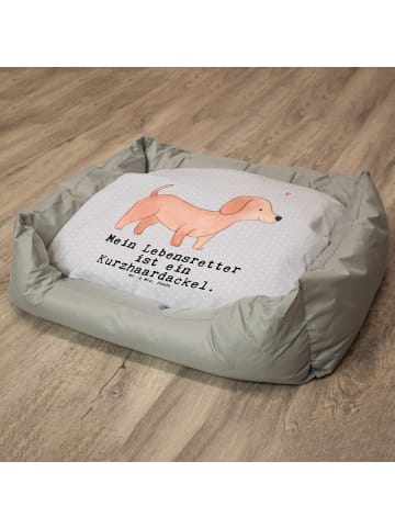 Mr. & Mrs. Panda Hundekissen Dackel Kurzhaardackel Lebensretter ... in Grau Pastell