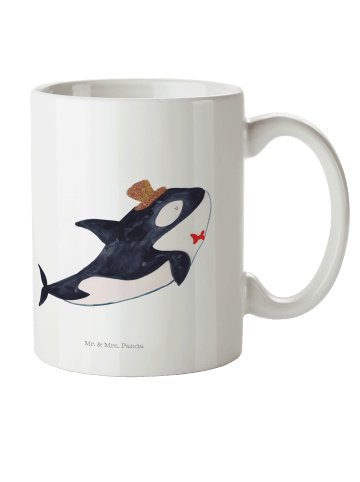 Mr. & Mrs. Panda Haferl Orca Zylinder ohne Spruch in Weiß