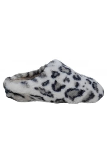 Verbenas Hallenschuh YORK FUR LEO in Weiß