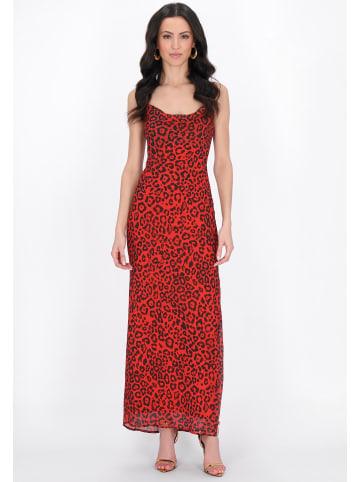 faina Women Dress in red black