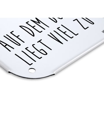 Mr. & Mrs. Panda tafel Einhorn Blümchentail mit Spruch in Weiß