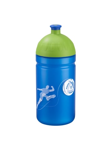 Step by Step Trinkflasche, 0,5 l, für Kindergarten und Schule in Soccer Ben, Blau