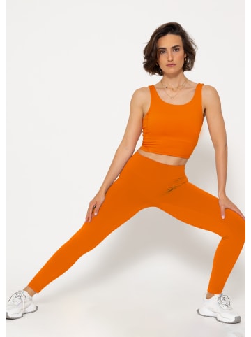 SASSYCLASSY High Waist Sportleggings in Orange
