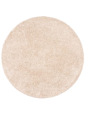 Snapstyle Hochflor-Teppich Milano Rund in beige