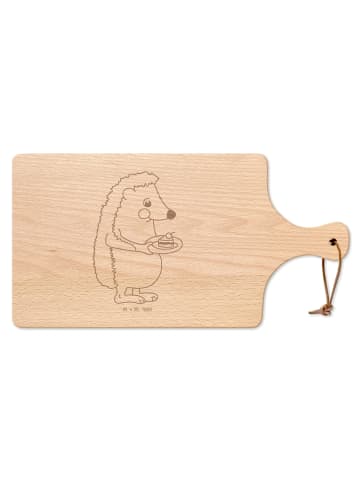 Mr. & Mrs. Panda Schneidebrett Igel Kuchenstück ohne Spruch in Transparent