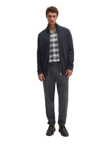 Marc O'Polo Stehkragen-Strickjacke regular in Dark Navy