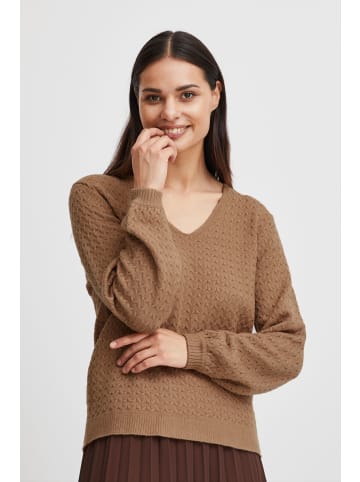b.young Strickpullover BYMILO VNECK - 20813522 in braun