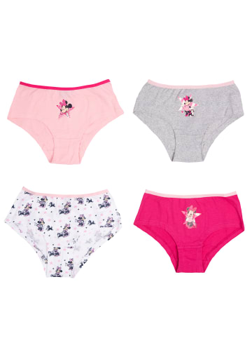 Disney 4er Pack Disney Minnie Mouse Panty in Mehrfarbig